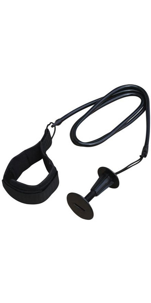 2026 Vision Basic Coiled Bodyboard Leash VN-VNLBBC - Black